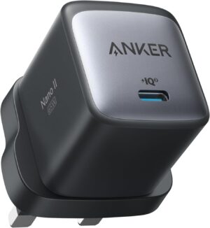 Anker Nano II 65W GaN II PPS Fast USB C Charger Adapter, Compact Charger for MacBook Pro/Air, Galaxy S24/S23, iPhone 17/16 /15/14 Series, iPad Pro, Huawei, Xiaomi, Redmi, Vivo, Oppo and More